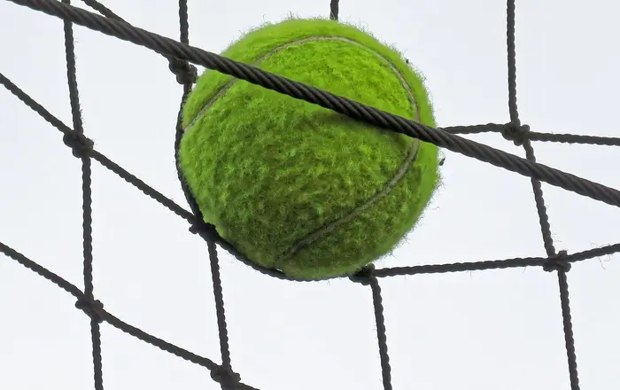 Tennis ball at Highgate Cricket Club, Crouch End, London